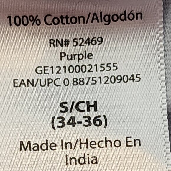 George Brand Purple Cotton Short Sleeve Pocket Front Polo Shirt Size S 34-36 - Picture 15 of 16